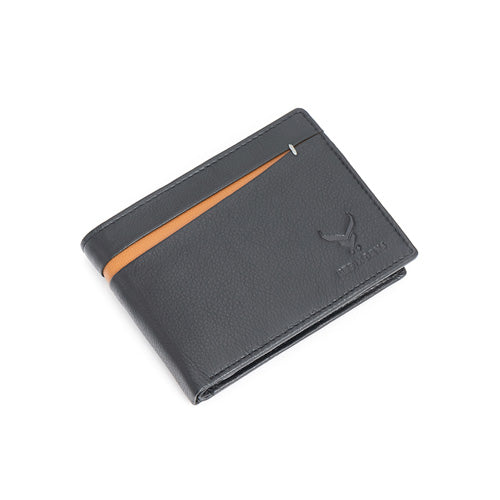 Men's Genuine Leather Wallet  Black#color_black