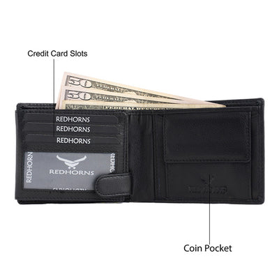 Men's Wallet Black#color_black