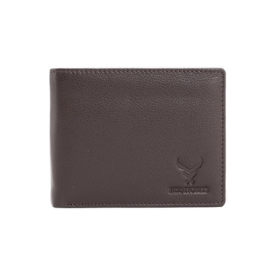 Men's Genuine Leather Wallet Dark Brown#color_dark-brown