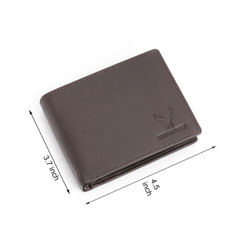 Men's Genuine Leather Wallet D. Brown#color_dark-brown
