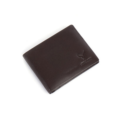 Men's Genuine Leather Wallet d brown#color_dark-brown