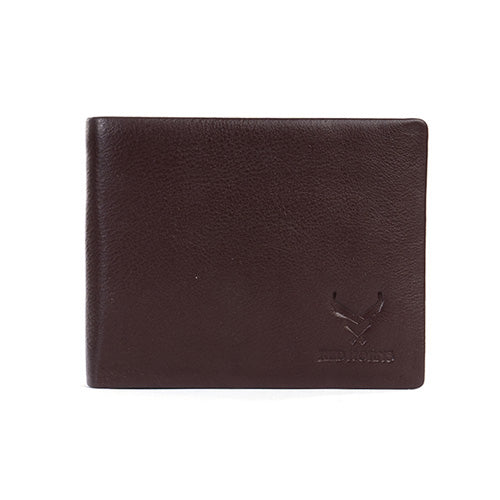 Men's Genuine Leather Wallet R Brown#color_redwood-brown