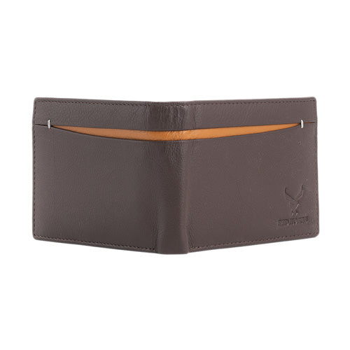 Men's Genuine Leather Wallet  R. Brown#color_redwood-brown