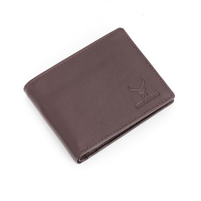 Men's Genuine Leather Wallet R Brown#color_redwood-brown