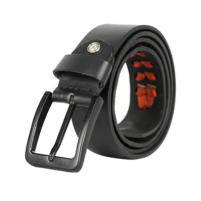 Redhorns Pure Leather Mens Belt#color_black