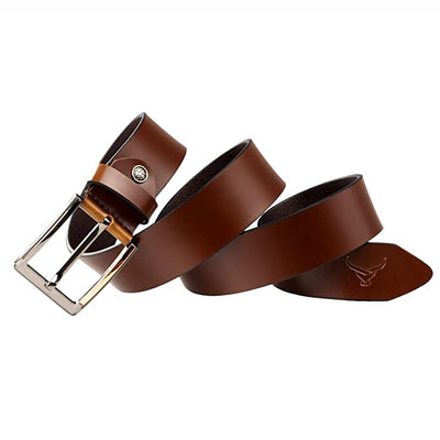 Classic Genuine Leather Belt for Men | Gents Leather Belt for Formal, Casual, Jeans & Trousers (GB25B)