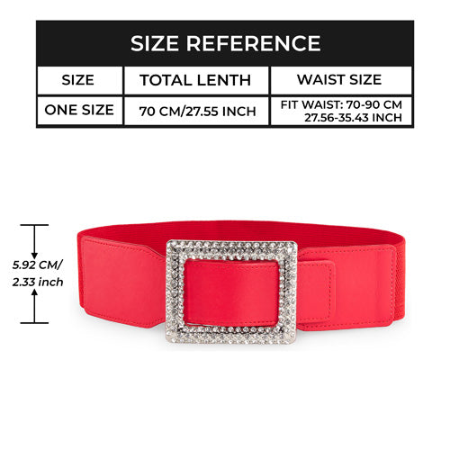 Women's Belt Red#color_red