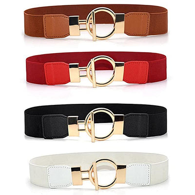 Redhorns Elastic Ladies Wide Belt#color_red