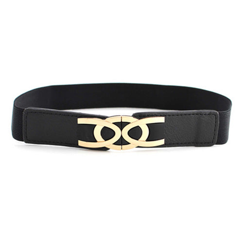 Redhorns Designer Elastic Ladies Waist Belt#color_black
