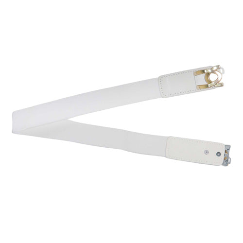 Redhorns Designer Elastic Ladies Waist Belt#color_white