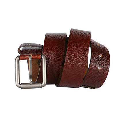 Redhorns Mens Genuine Leather Belt#color_tan
