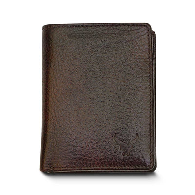Men's Genuine Leather Bi-Fold Wallet#color_bombay-brown
