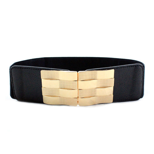 Square Shaped Belt Black#color_black