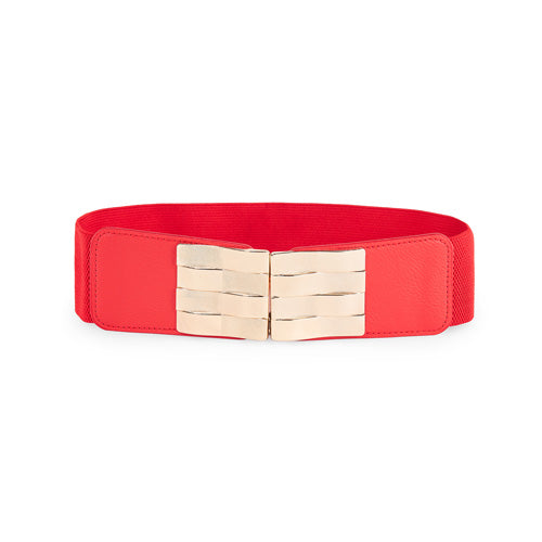 Square Shaped Belt Red#color_red