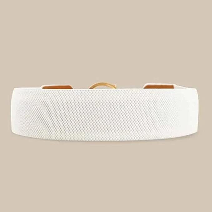Redhorns Elastic Ladies Wide Belt#color_white